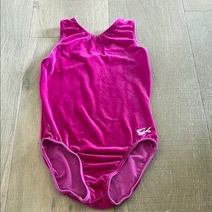 GK Elite Pink Velvet Leotard